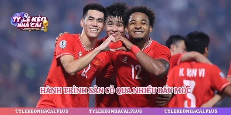 Hành trình sân cỏ qua nhiều dấu mốc
